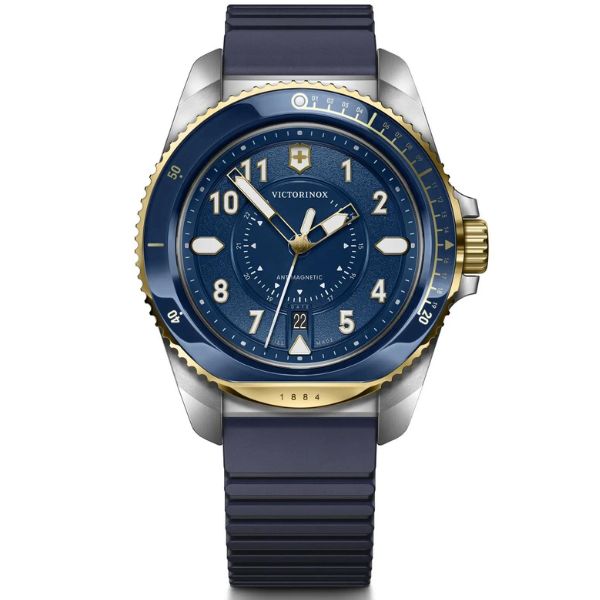 Journey 1884, Blue Dial, Blue Rubber Strap (242013)