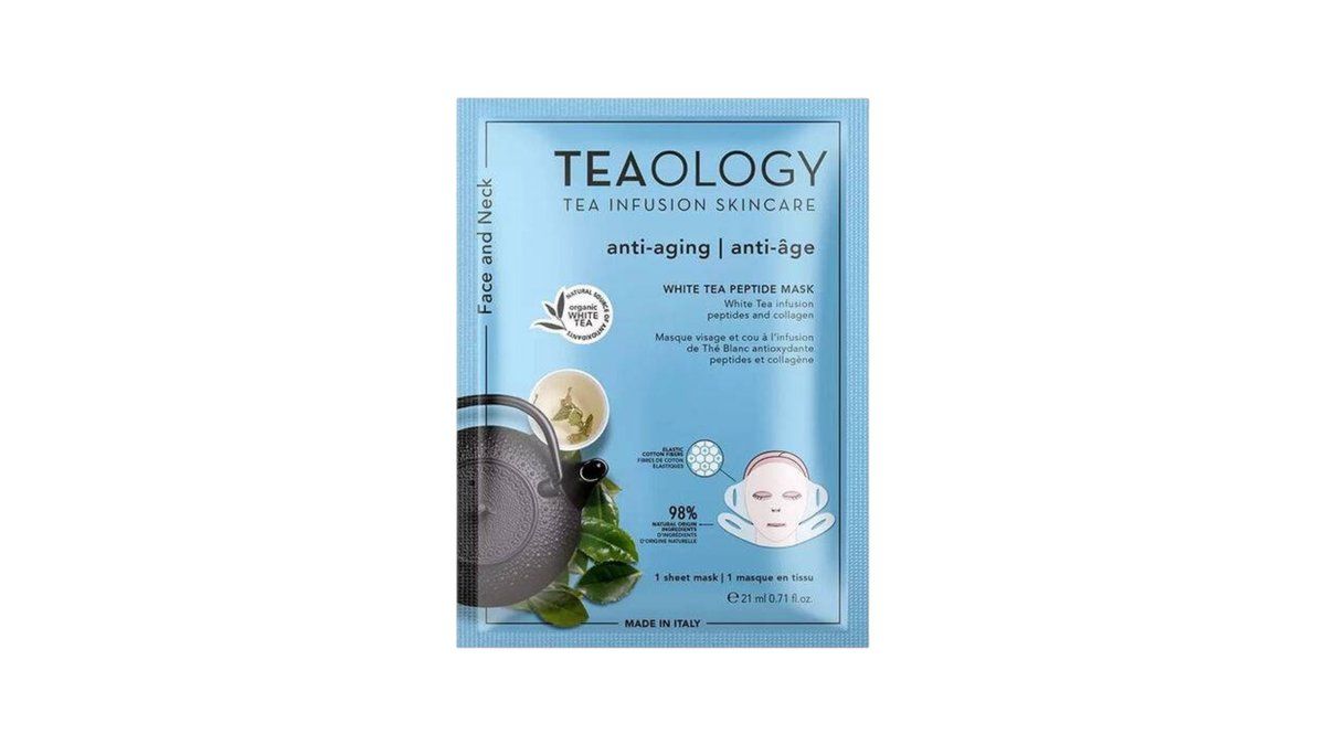 Teaology White Tea Peptide Face & Neck Mask 21ml