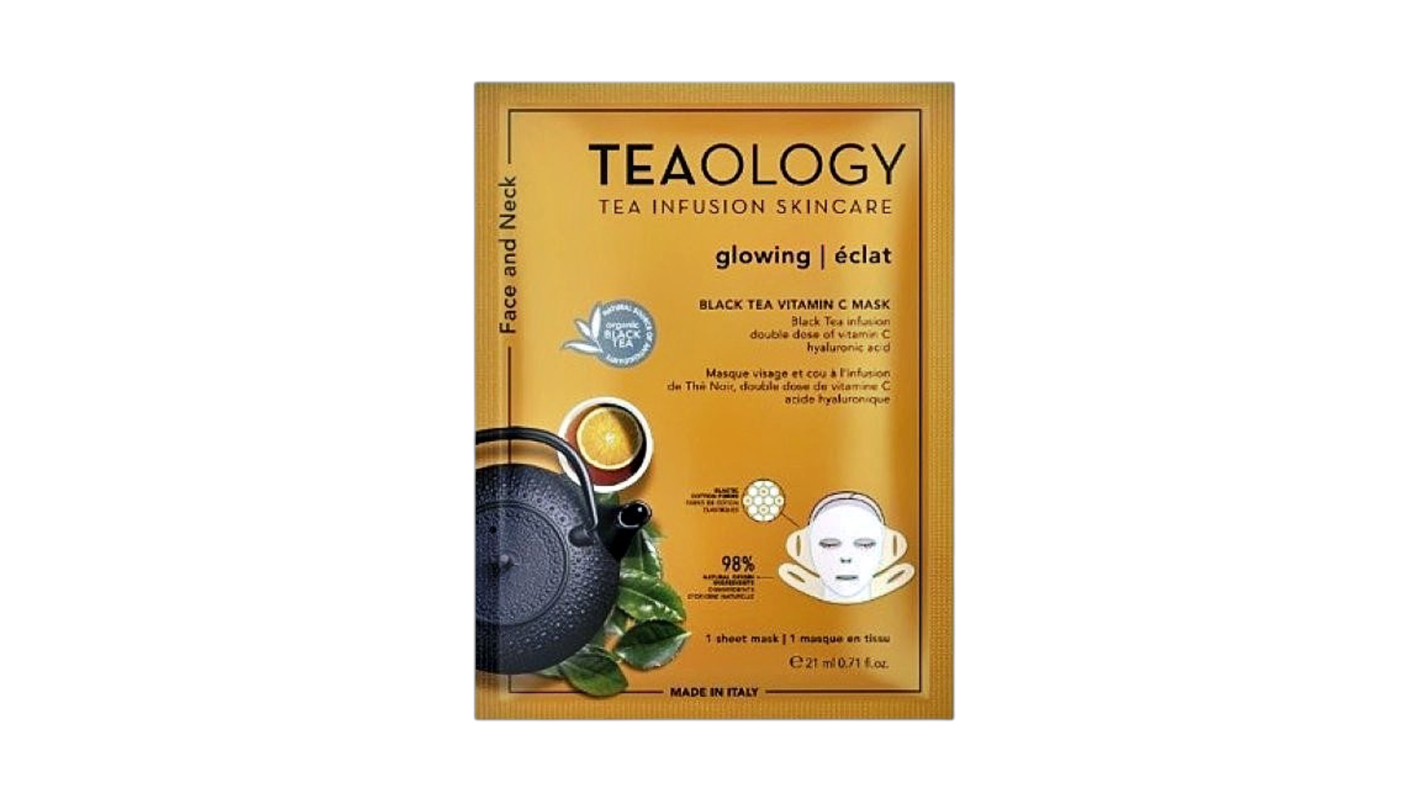 Teaology Glowing Black tea Vitamin C Mask 21ml