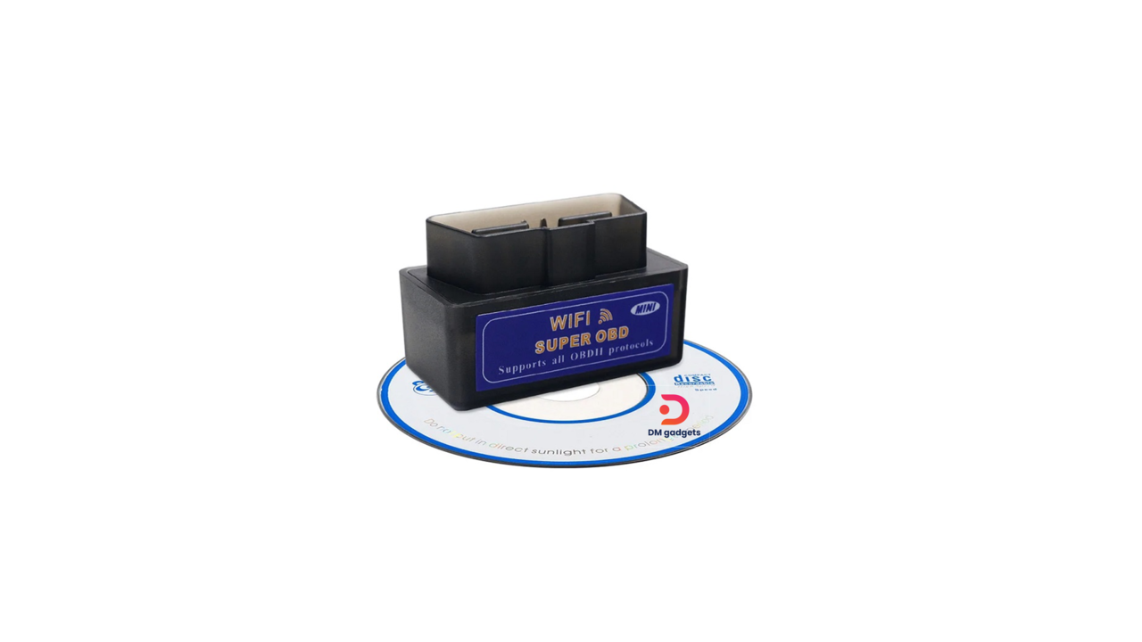 52E#SuperOBD® Car OBDII Diagnostic Tool-Wi-Fi – Black