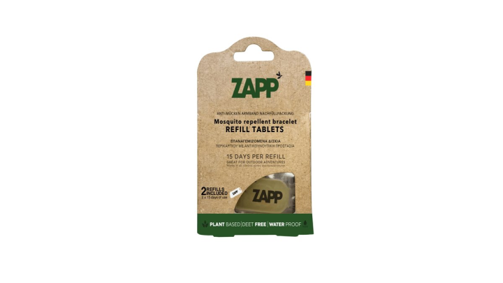 ZAPP Mosquito Repellent Bracelet Refill Tablets 2 refills