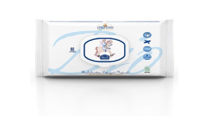 Linea Bimbi Natural Cleansing Bio Wet Wipes