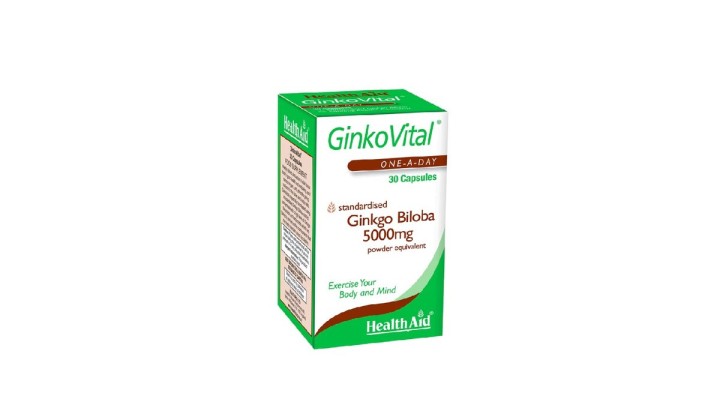 Health Aid Ginko Vital Gingko Biloba 5000mg 30 Capsules