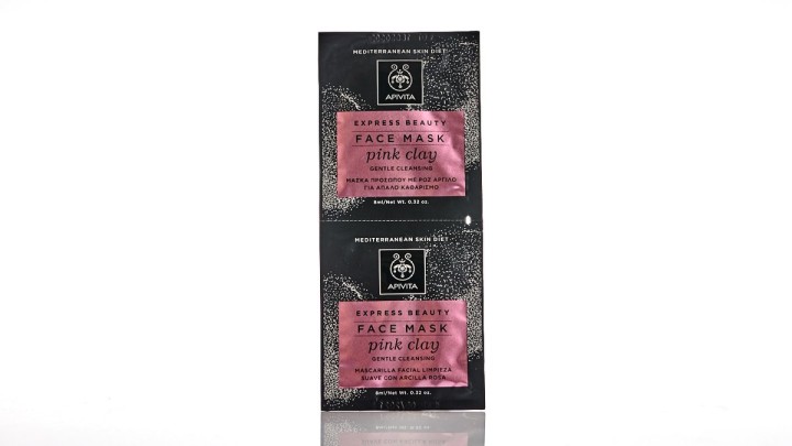 Apivita Express Face Mask With Pink Clay  2X8ml