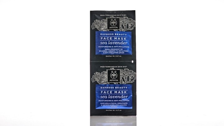 Apivita Express Face Mask Moisturizing Sea Lavender 2X8ml