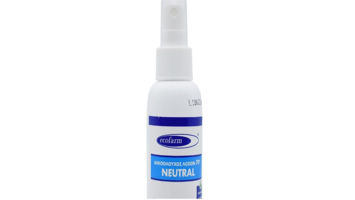 Ecofarm Alcohol Solution 70° Neutral 100ml