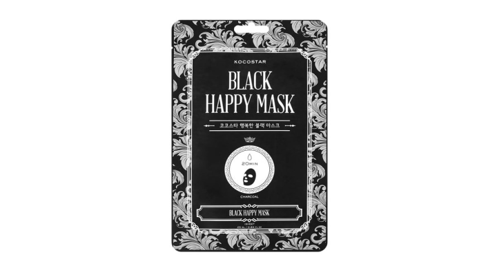 Kocostar Black Happy Face Mask 1pc