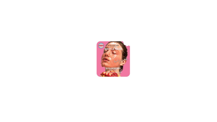 Kocostar Waffle Mask Strawberry Face Sheet Mask 1pc