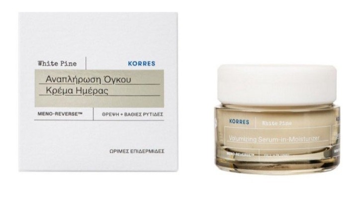 Korres White Pine Volumizing Serum-In-Moisturizer For Normal-Combination Mature Skin 40ml