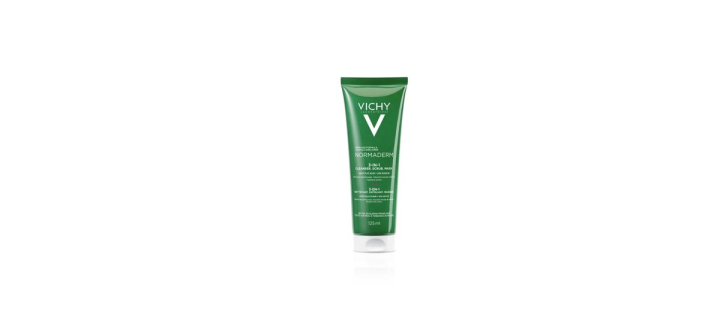 Vichy Normaderm 3-in-1 Cleanser - Scrub - Mask 125ml