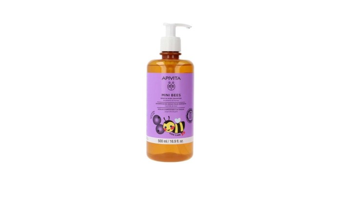 Apivita Mini Bees Gentle Kids With Blueberry& Honey Shampoo 500ml