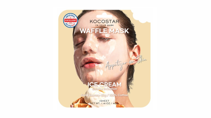 Kocostar Waffle Mask Ice Cream Face Sheet Mask 1pc