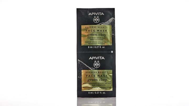 Apivita Express Face Mask Deep Cleansing With Green Clay  2X8ml