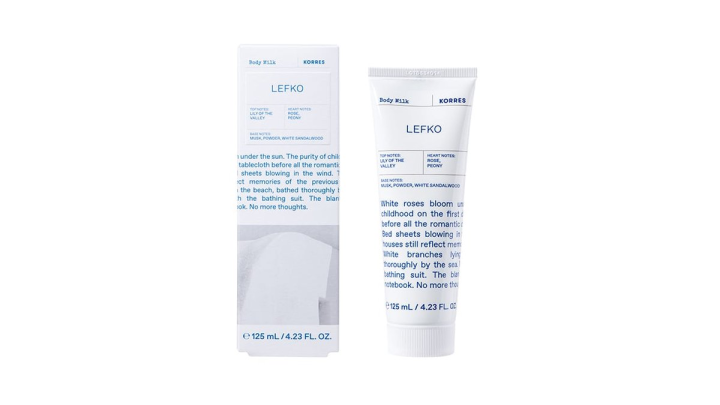 Korres Lefko Body Milk 125ml