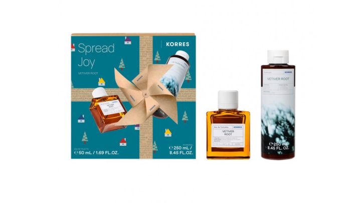 Korres "Spread Joy" Vetiver Root Set (Perfume & Shower Gel)