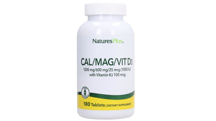 Natures Plus Cal/Mag/Vit.D3 with Vitamin K2 90 Tablets