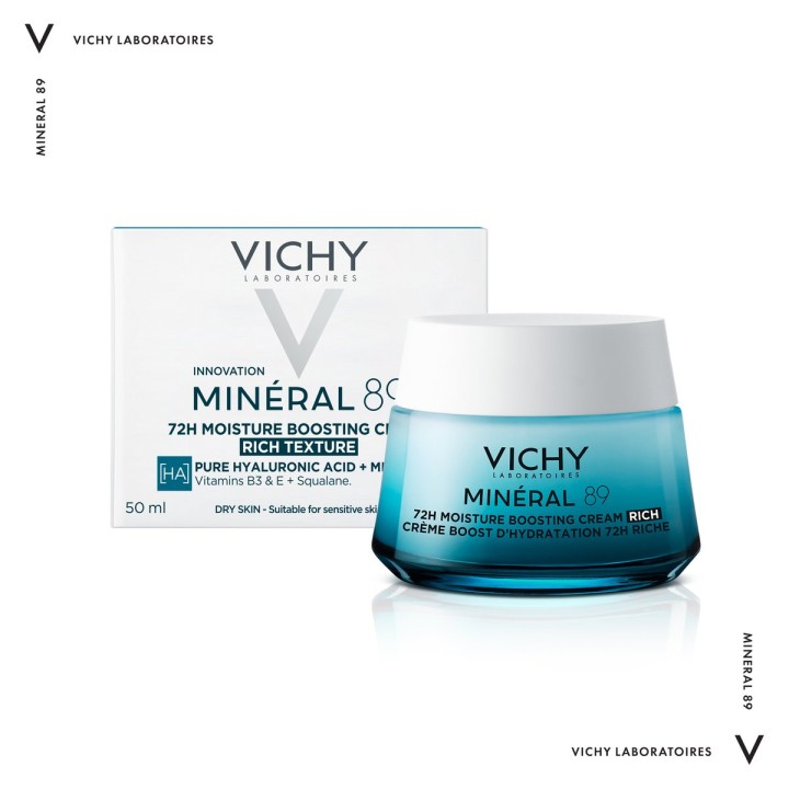 Vichy Mineral 89 72h Moisture Boosting Cream Rich 50ml