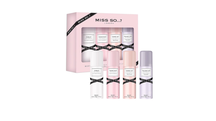 Miss So Mini Body Fragrance Set 4x50ml