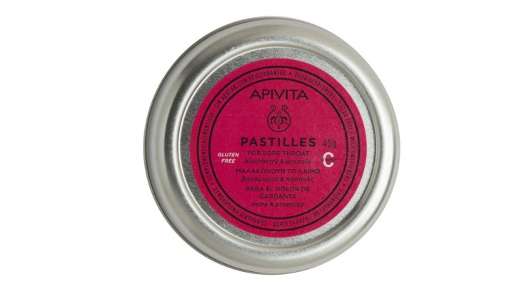 Apivita Blackcurrant Pastilles 45gr