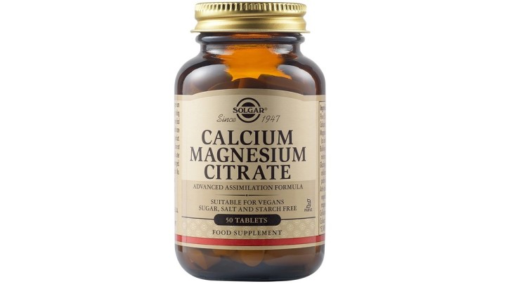 Solgar Calcium Magnesium Citrate 50 Tablets