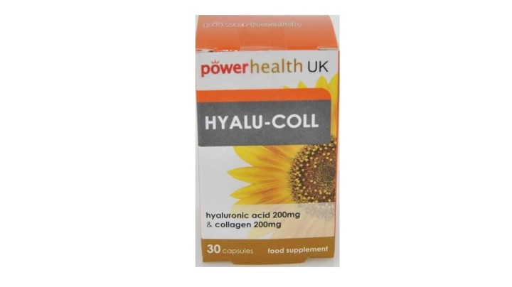 Powerhealth Uk  Hyaluronic Acid+Collagen 200Mg 30 Caps