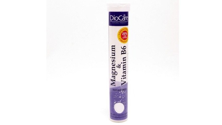Diocare Magnesium + B6 Eff Tabs 24S