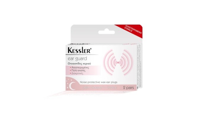 Kessler Ear Guard Wax, 2 Earplugs