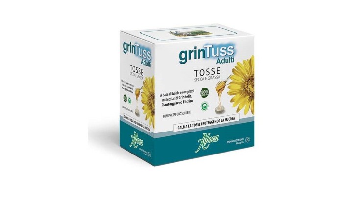 Aboca Grintuss Cough Adult Chew Tabs X20