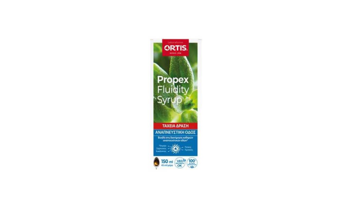 Ortis Propex Fluidity Syrup For Respiratory System 150 ml