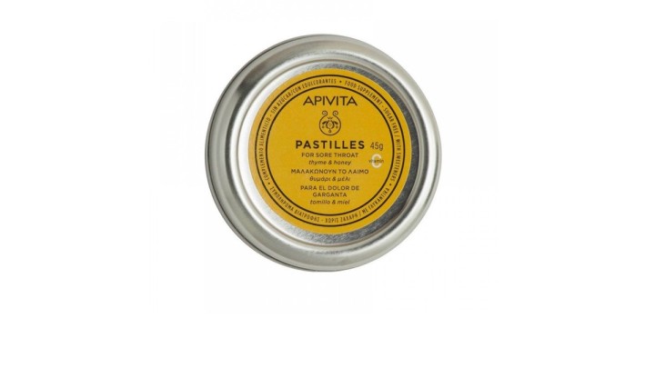 Apivita Thyme&Honey Pastilles 45gr