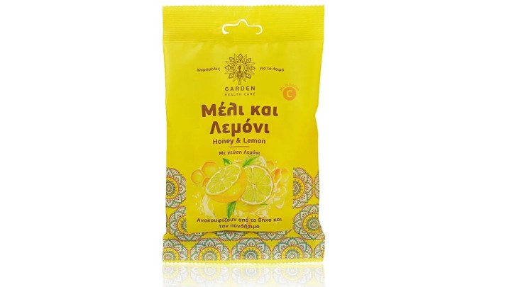 Garden Throat Lozenges Honey&Lemon 60gr