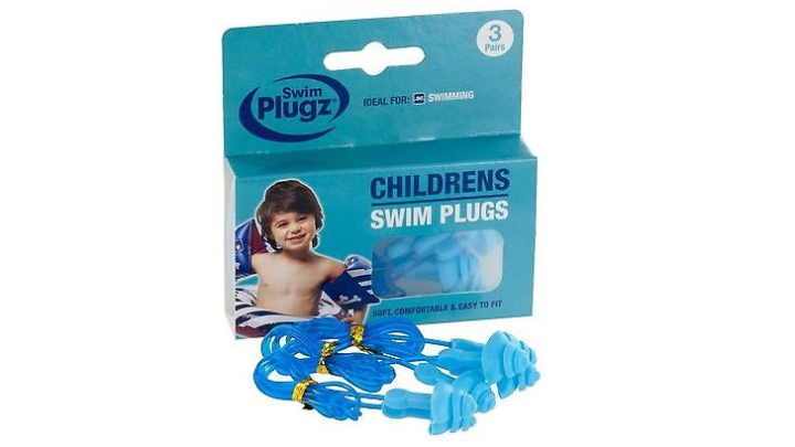 Swim Plugz Swimming Earplugs for Children 3 pairs