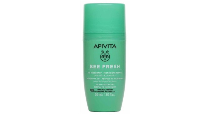 Apivita Bee Fresh 24h Deodorant Roll - On 50ml