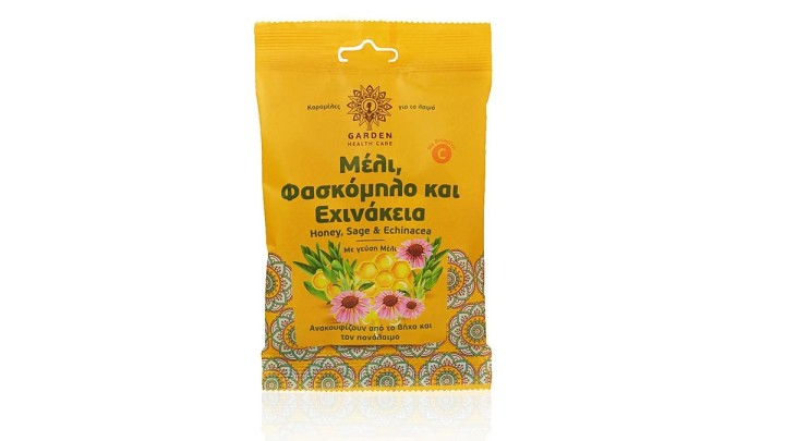 Garden Throat Lozenges Honey, Sage & Echinacea 60gr