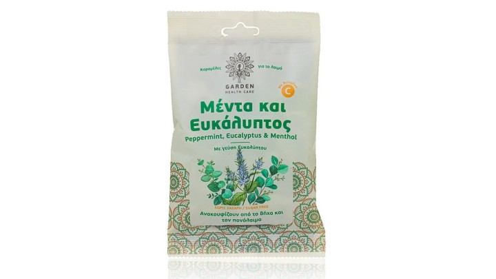 Garden Throat Lozenges Peppermint, Eucalyptus & Menthol 60gr