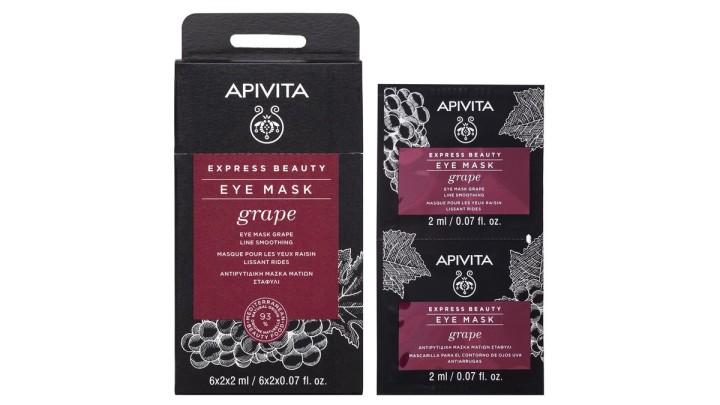 Apivita – Eye Line Smoothing Mask With Grape 2x2ml