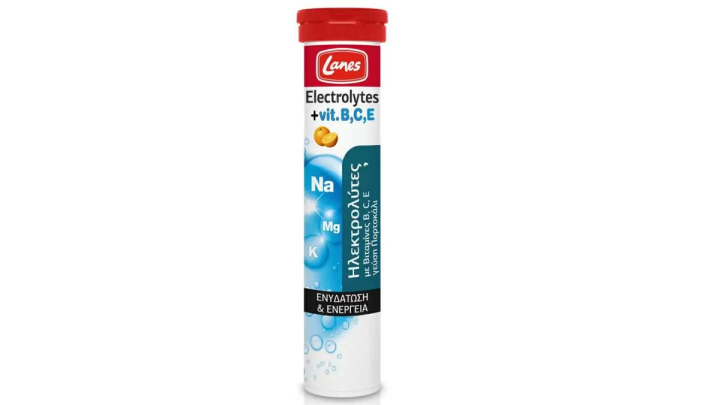 Lanes Electrolytes + Vitamins B, C, E 20 Eff.Tablets