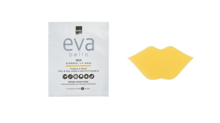Eva Belle Gold Hydrogel Lip Mask, 1pair