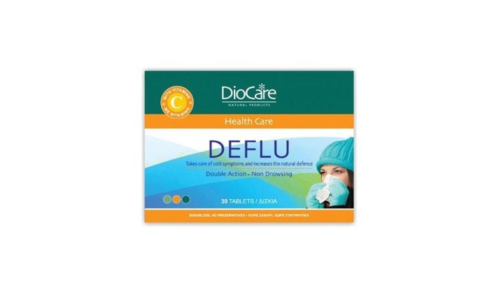 DioCare Deflu x 30 Tablets - Concentrated Herbal Extracts For The Relief Of Winter Symptoms