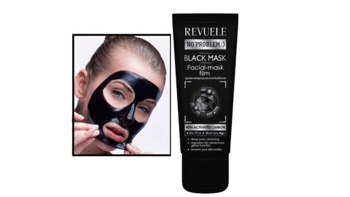 Revuele Black Charcoal Peel Off With Activate, Mask, 80ml