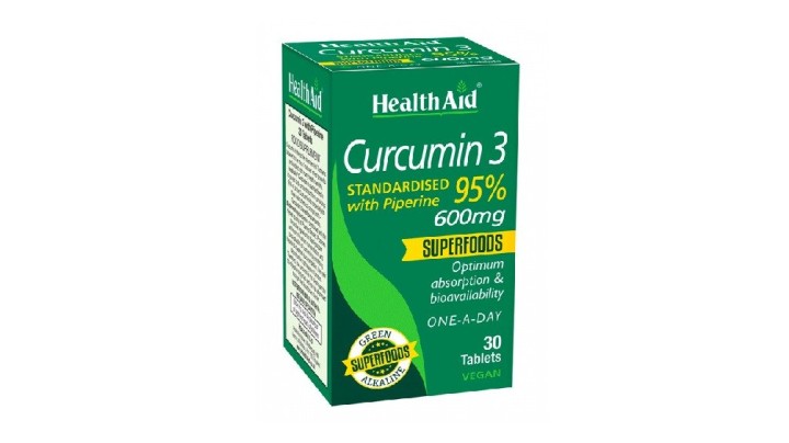 Health Aid Curcumin 3 600mg 30 tablets