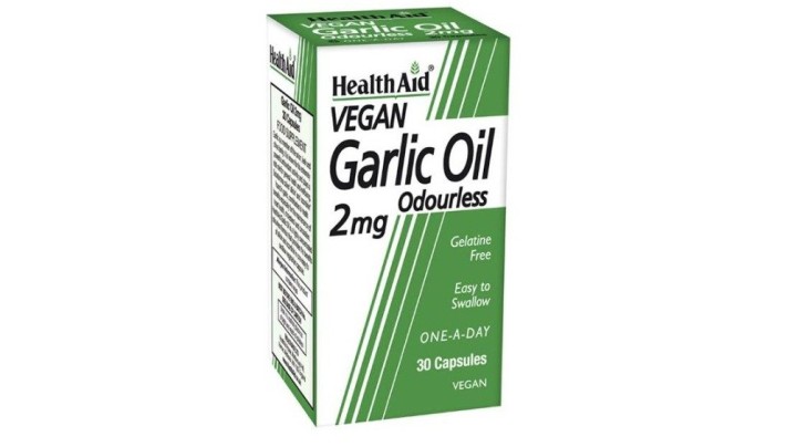 Health Aid Garlic Oil Odourless 2mg 30 Capsules