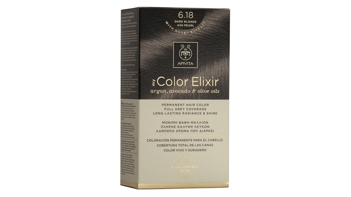 Apivita Hair Color Kit N6.18