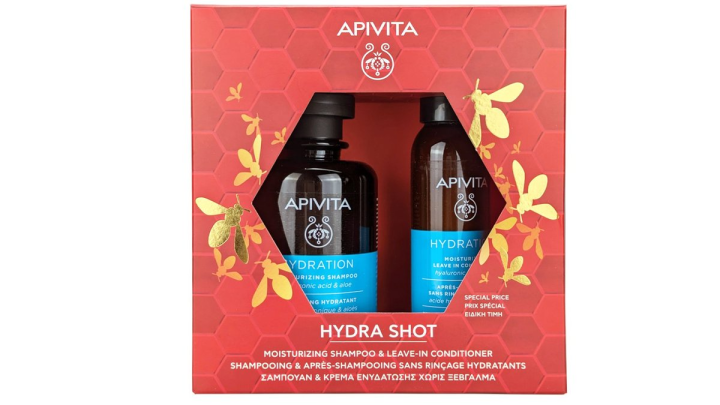 Apivita Hydra Shot Moisturizing Shampoo & Leave-In Conditioner