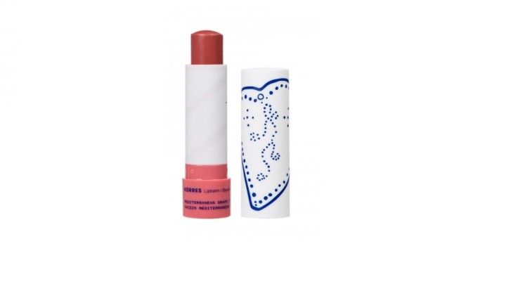 Korres Lip Balm Mediterranean Grape Tinted 4.5g