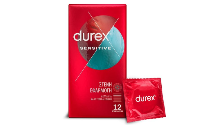 Durex Sensitive Thin Condoms Close Fit 12pcs