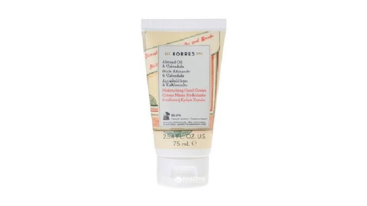 Korres Moisturising Hand Cream Almond Oil & Calendula 75ml