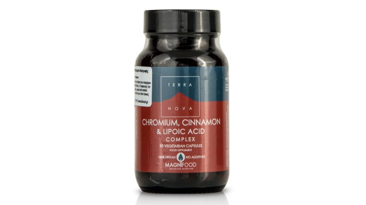 Terranova Chromium, Cinnamon & Lipoic Acid Complex 50 Veg Caps