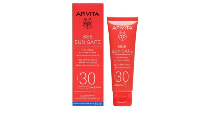 Apivita Bee Sun Safe Hydra Fresh Face Gel-Cream SPF30 50ml