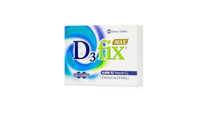 Uni-Pharma D3 Fix Max 4000iu 60 tabs